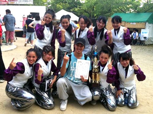 箕面高校Cricket優勝後撮影写真